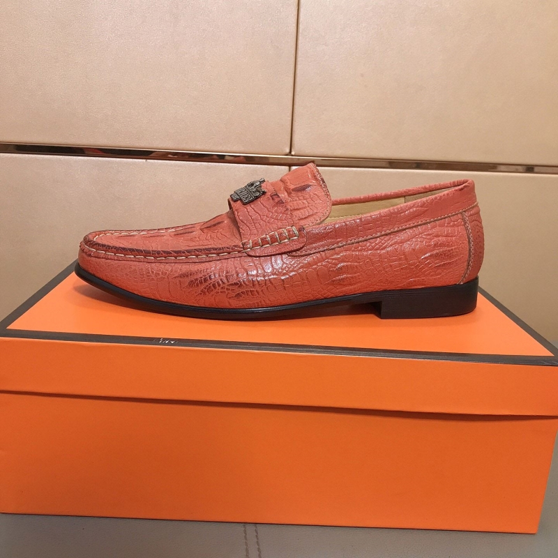 H**mes leather shoes